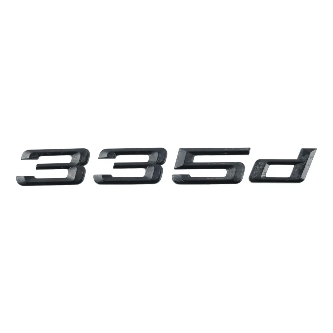 BMW F31 Heck Kofferraum Deckel Emblem Schriftzug 335d Schwarz - SKU 7289897-1 - Teilenummer 7289897