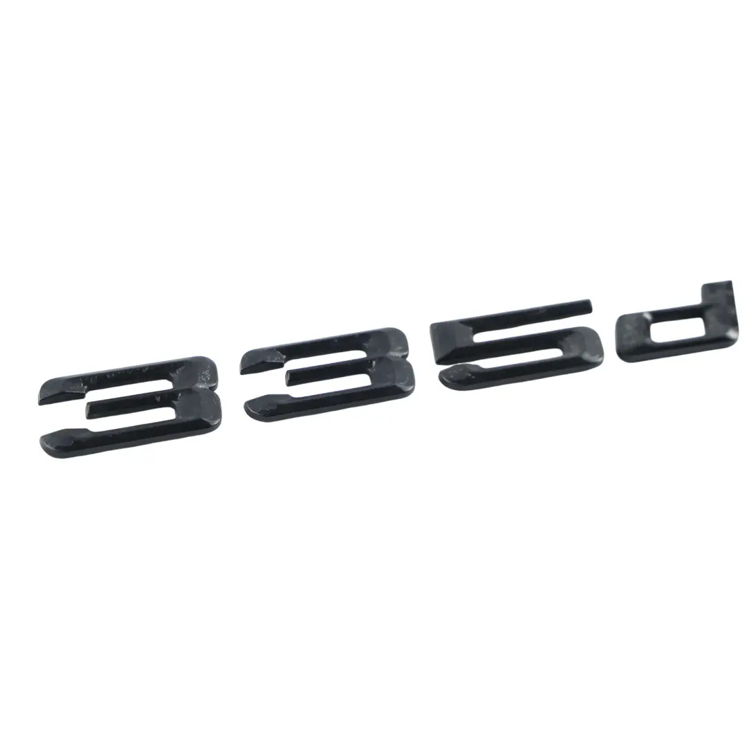 BMW F31 Heck Kofferraum Deckel Emblem Schriftzug 335d Schwarz - SKU 7289897-1 - Teilenummer 7289897