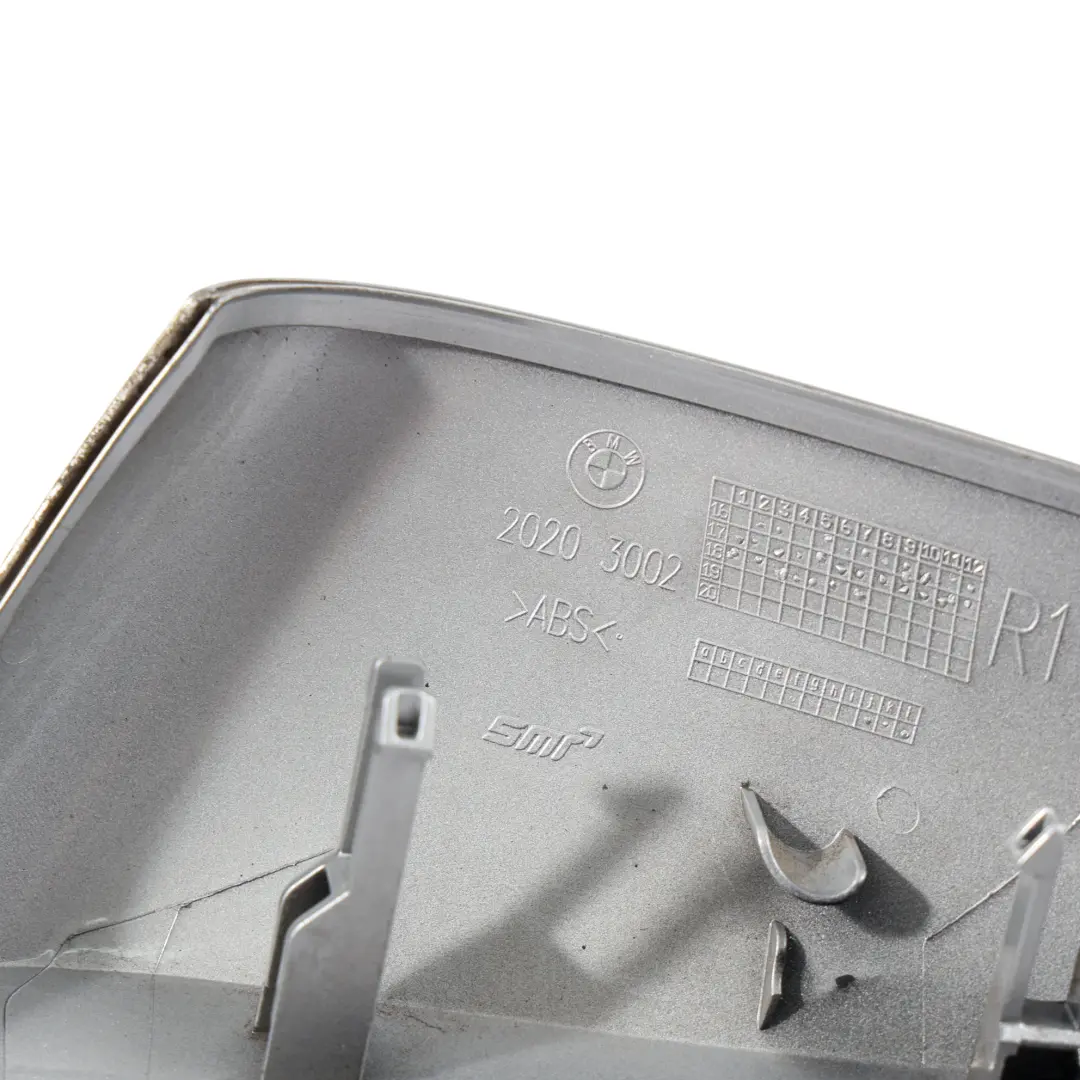  Wing Mirror Cover BMW F20 F30 Cap Casing Right O/S Glacier Silver Metallic A83 - SKU 7292746-GSB - Part number 7292746