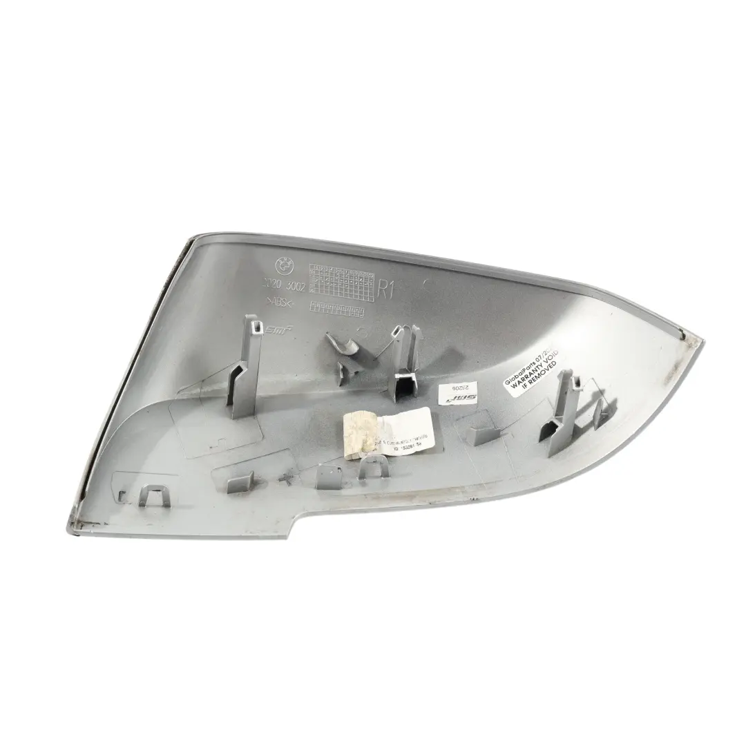  Wing Mirror Cover BMW F20 F30 Cap Casing Right O/S Glacier Silver Metallic A83 - SKU 7292746-GSB - Part number 7292746