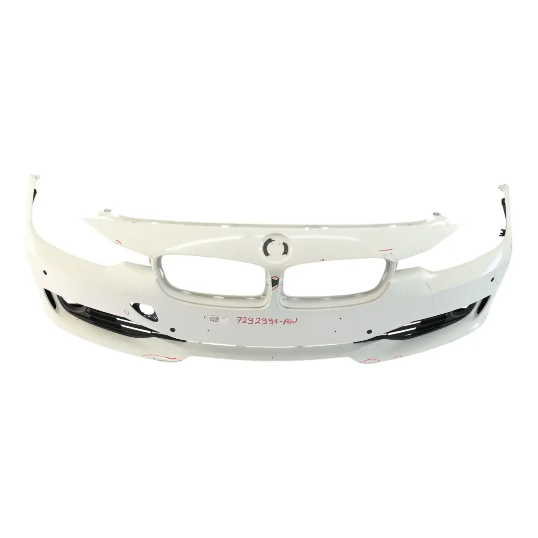 Front Bumper Trim Panel Alpinweiss 3 Alpine White - 300 to BMW F30 F31 with Part number 7292991 BMW F30 F31 Front Bumper Trim Panel Alpinweiss 3 Alpine White - 300 - SKU 7292991-AW - Part number 7292991