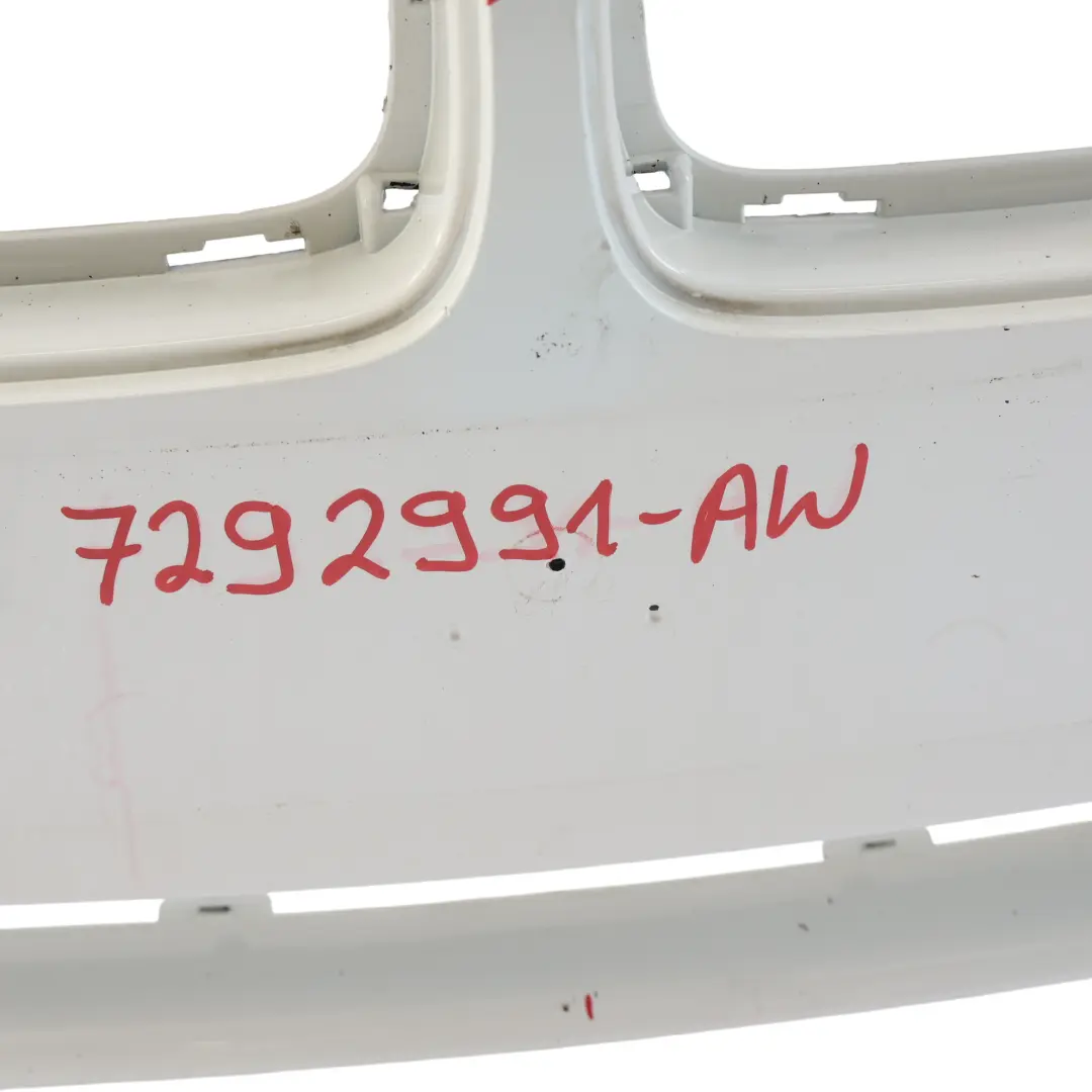 Front Bumper Trim Panel Alpinweiss 3 Alpine White - 300 to BMW F30 F31 with Part number 7292991 BMW F30 F31 Front Bumper Trim Panel Alpinweiss 3 Alpine White - 300 - SKU 7292991-AW - Part number 7292991
