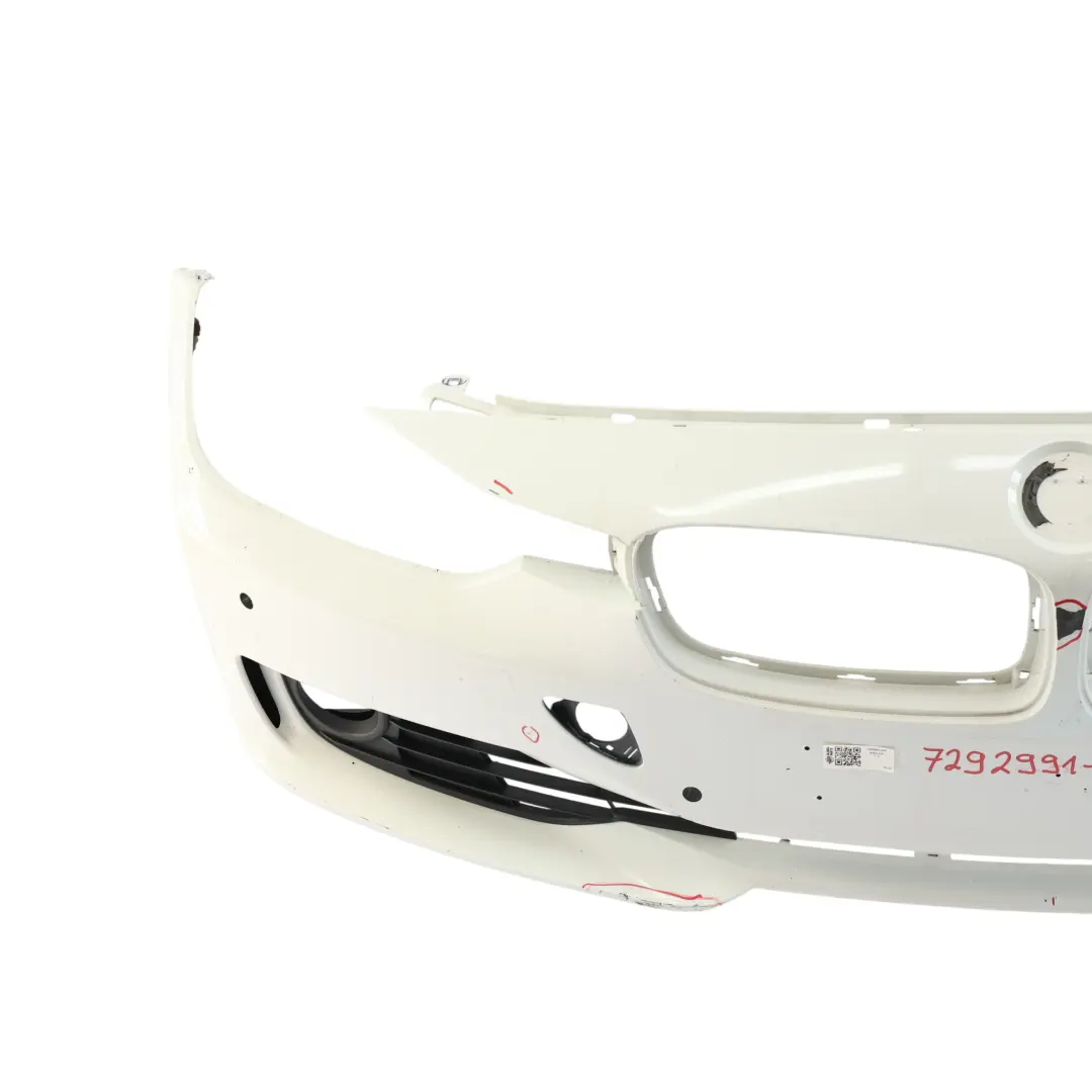 BMW F30 F31 Front Bumper Trim Panel Alpinweiss 3 Alpine White - 300 - SKU 7292991-AW - Part number 7292991