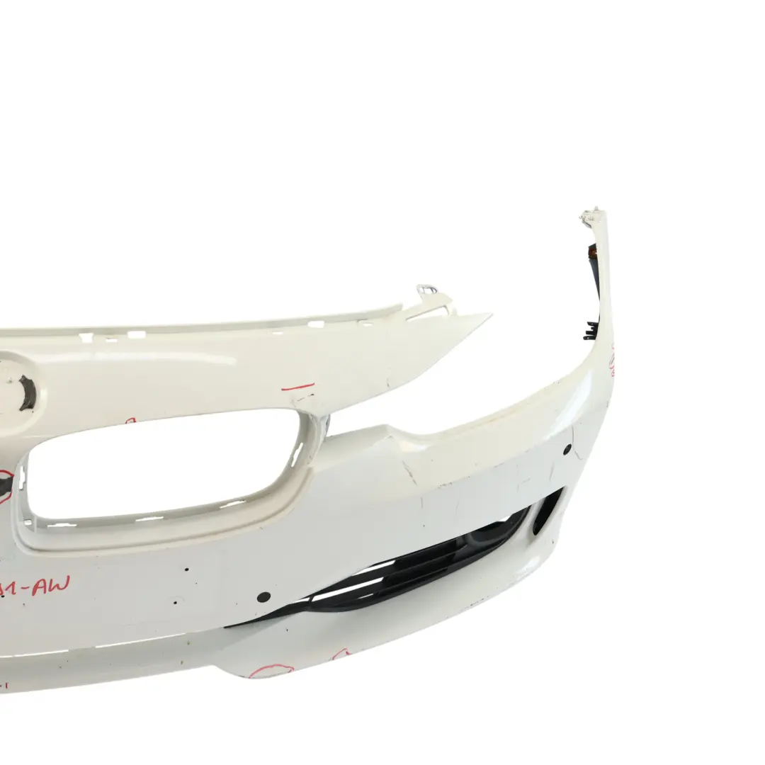 Front Bumper Trim Panel Alpinweiss 3 Alpine White - 300 to BMW F30 F31 with Part number 7292991 BMW F30 F31 Front Bumper Trim Panel Alpinweiss 3 Alpine White - 300 - SKU 7292991-AW - Part number 7292991