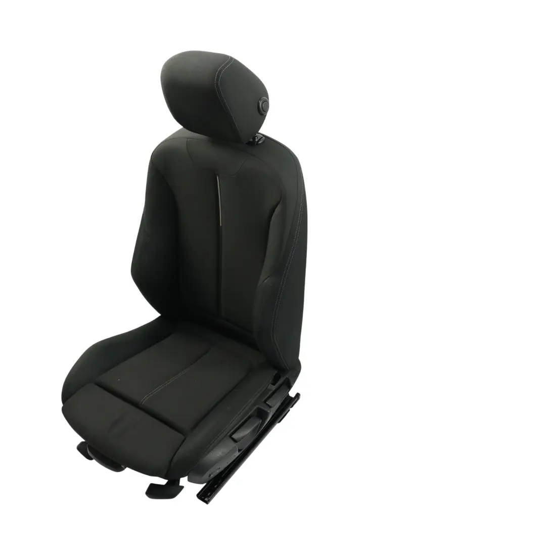 BMW F20 Front Sport Seat Left N/S Cloth Fabric Track / Anthracite Grey Accent - SKU 7295131-5 - Part number 7295131