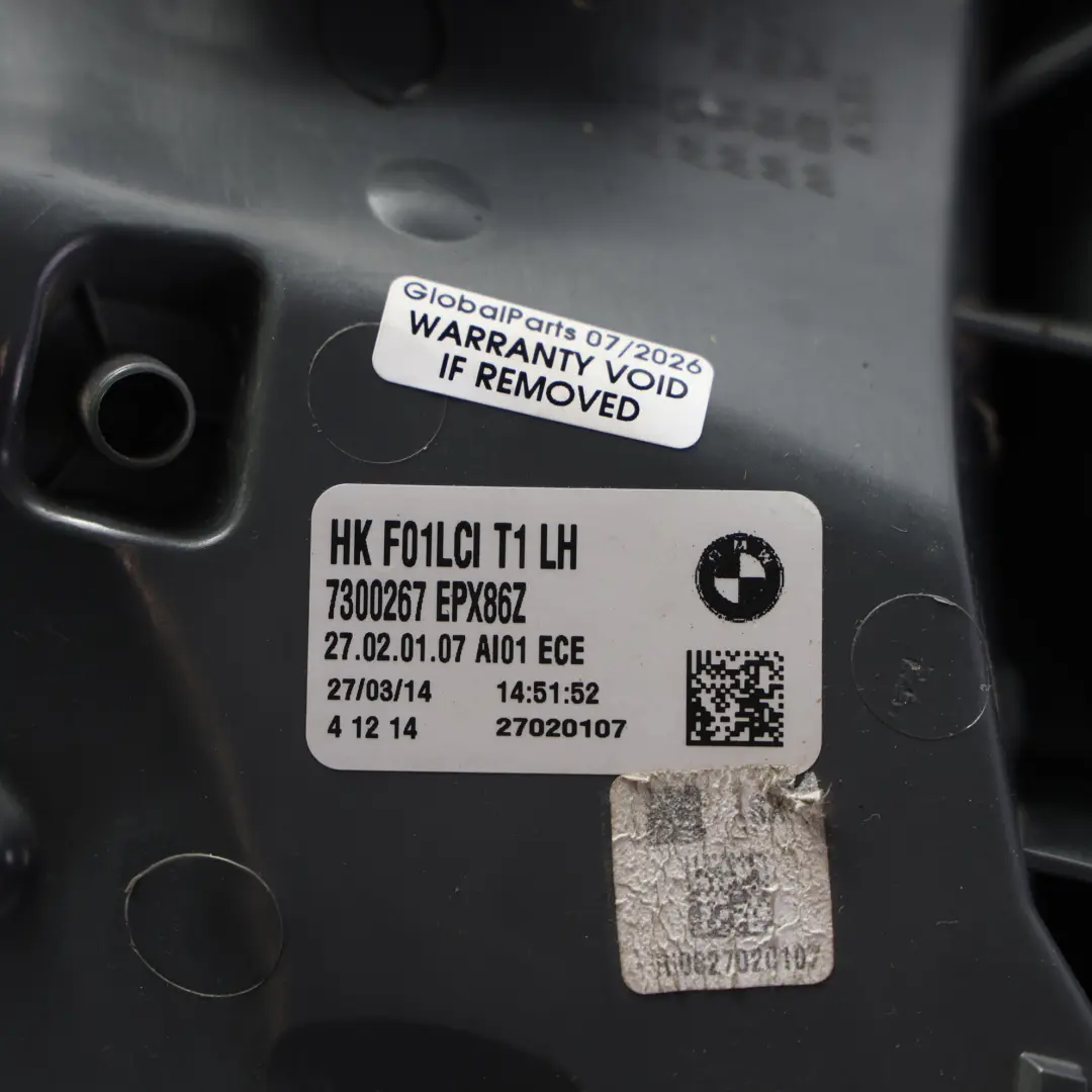 BMW F01 F02 LCI Berline Feu Arrière Panneau Latéral Gauche - SKU 7300267-1 - Numéro de pièce 7300267