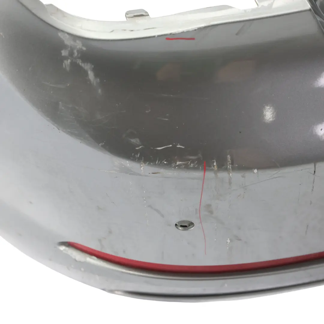 BMW F01 LCI Rear Bumper Trim Panel Cover Spacegrau Grey Metallic - A52 - SKU 7311354-SCG - Part number 7311354