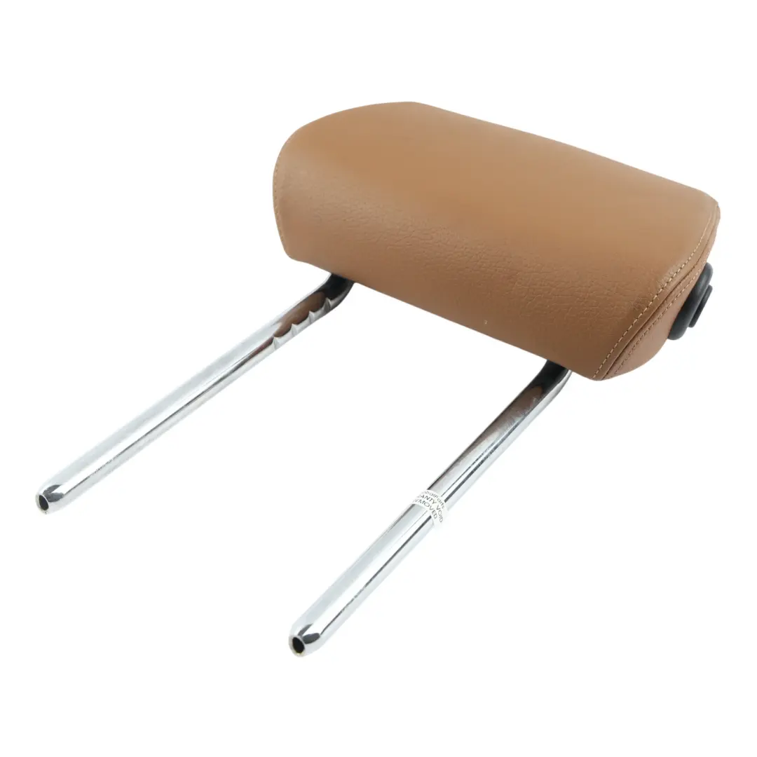 Headrest Rear Seat Leather Saddle Brown Left Right 7312860 to BMW F30 F31 F34 F35 with Part number 7312854 BMW F30 F31 F34 F35 Headrest Rear Seat Leather Saddle Brown Left Right 7312860 - SKU 7312854 - Part number 7312854