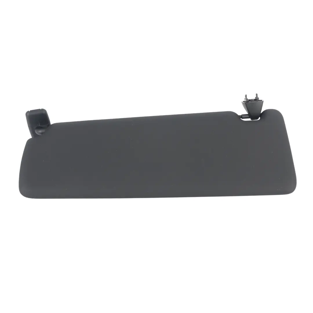 BMW F30 F31 F32 F34 Sun Visor Cover Mirror Illuminated Right O/S Black - SKU 7322296-4 - Part number 7322296