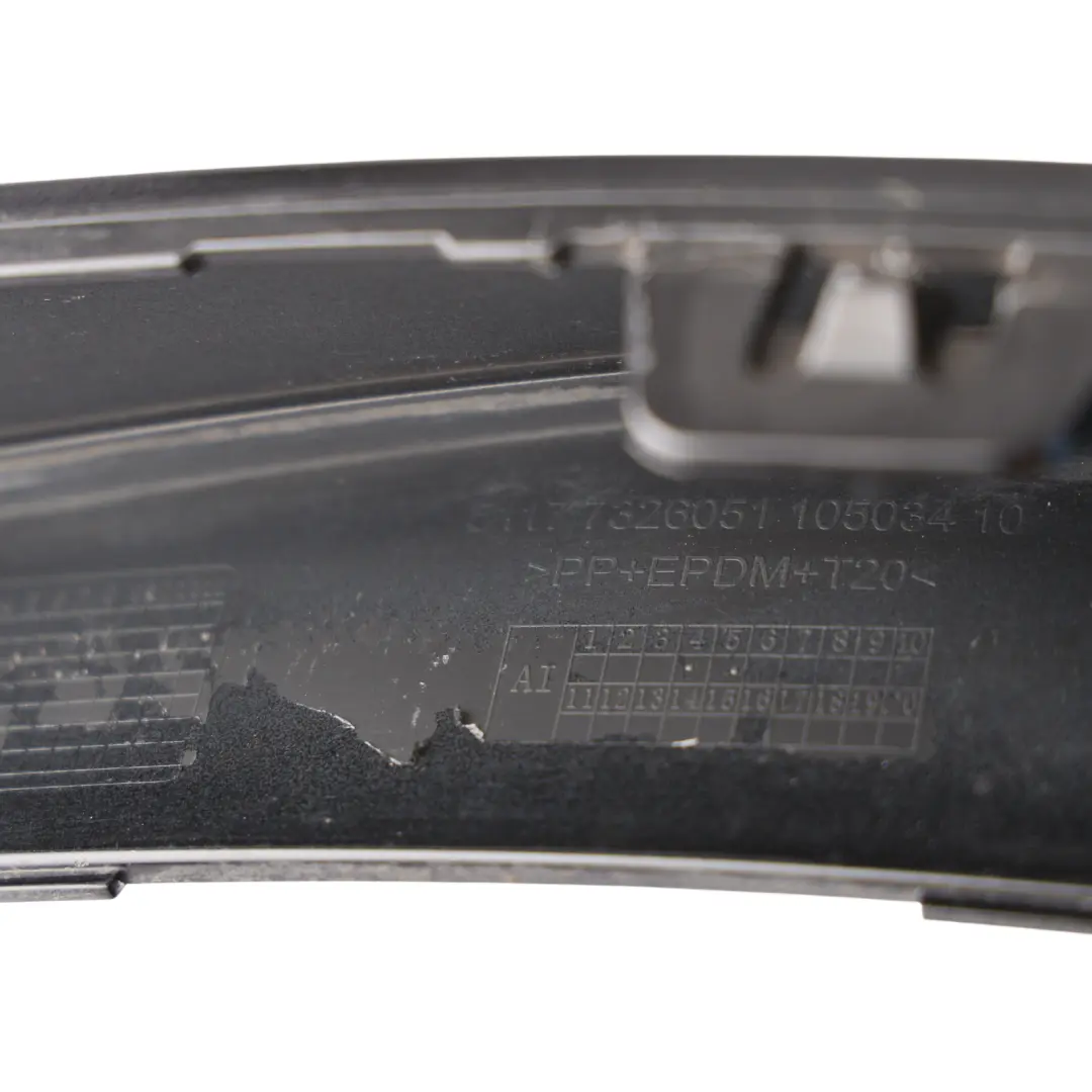 BMW X5 F15 Wheel Arch Trim M Sport Front Left N/S Black Sapphire - 475 - SKU 7326051-BS - Part number 7326051