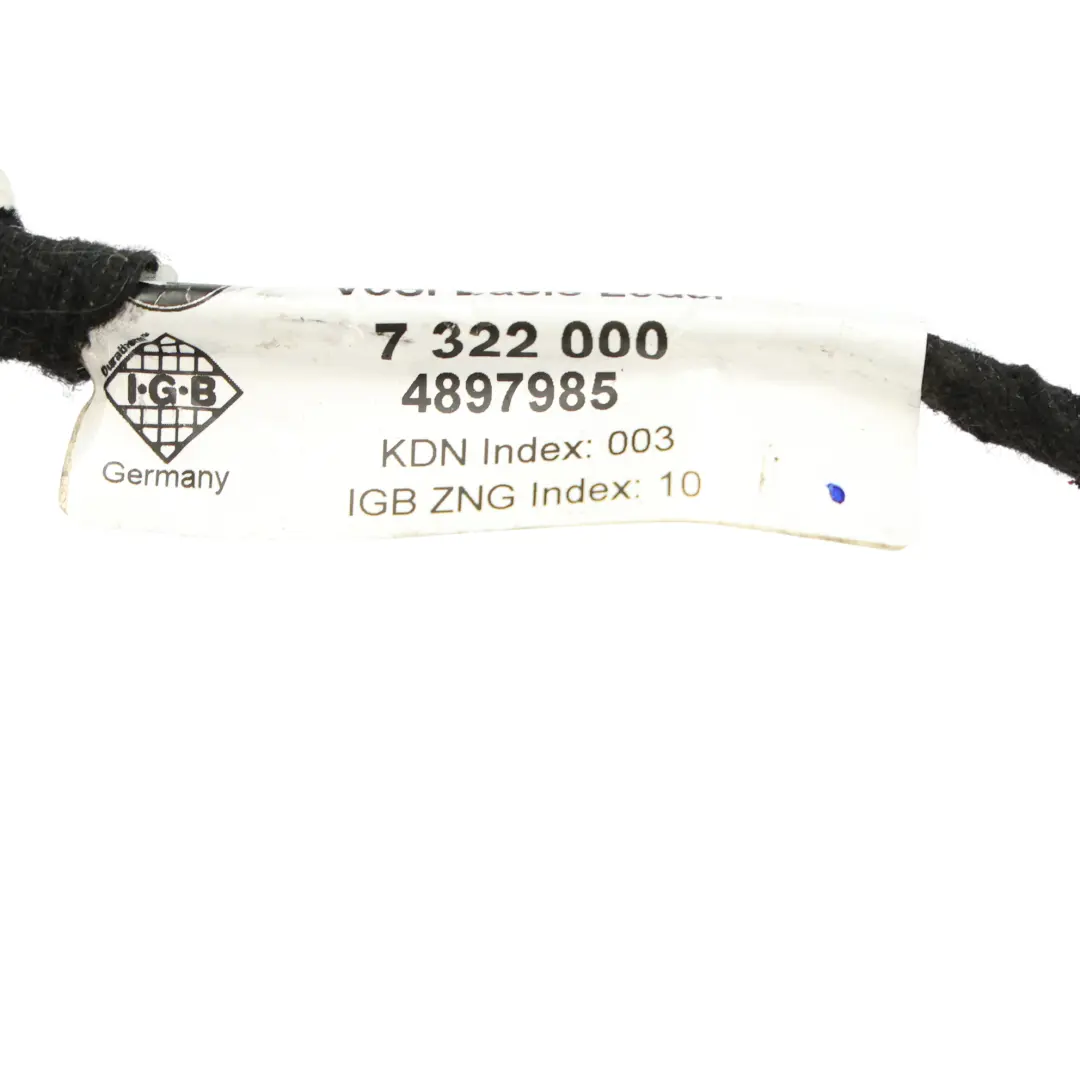 BMW F10 F11 LCI Cuscino Sedile Anteriore Sinistro Riscaldato Pelle Nero - SKU 7350132-2 - Numero di parte 7350132