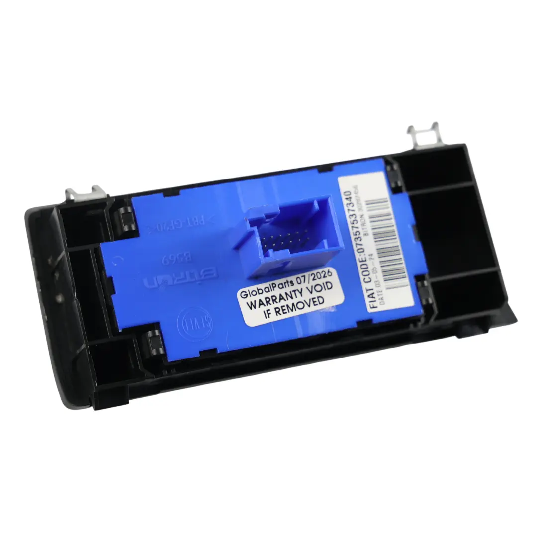 Vauxhall Movano C Dashboard Light Control Switch - SKU 07357537340 - Part number 07357537340