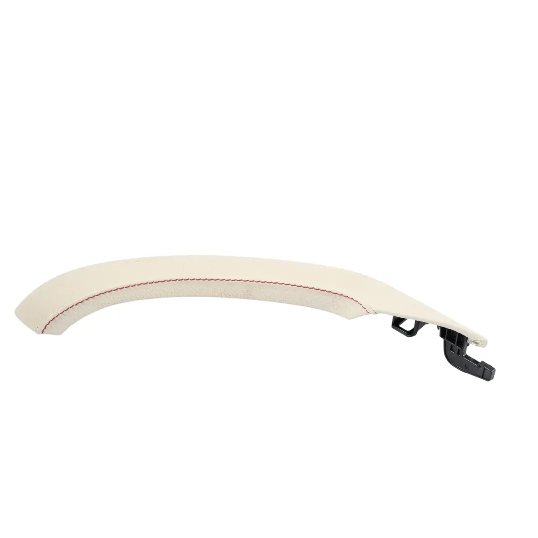 BMW F25 F26 Door Interior Handle Front Left N/S Leather Ivory White - SKU 7361033 - Part number 7361033