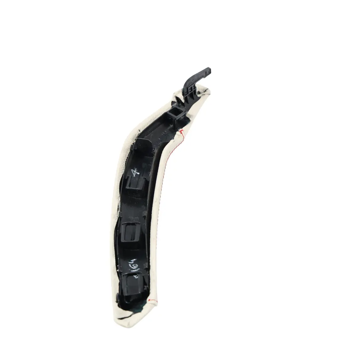 Door Interior Handle Front Right O/S Leather Ivory White to BMW F25 F26 with Part number 7361034 BMW F25 F26 Door Interior Handle Front Right O/S Leather Ivory White - SKU 7361034 - Part number 7361034