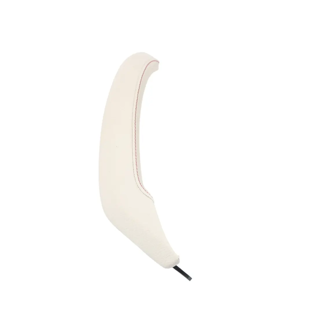 Door Interior Handle Front Right O/S Leather Ivory White to BMW F25 F26 with Part number 7361034 BMW F25 F26 Door Interior Handle Front Right O/S Leather Ivory White - SKU 7361034 - Part number 7361034