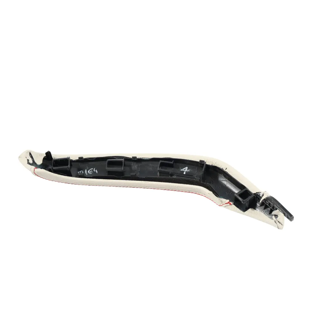 BMW F25 F26 Klamka Przednia Prawa Skórzana Biała Kość Słoniowa - SKU 7361034 - Numer Części 7361034