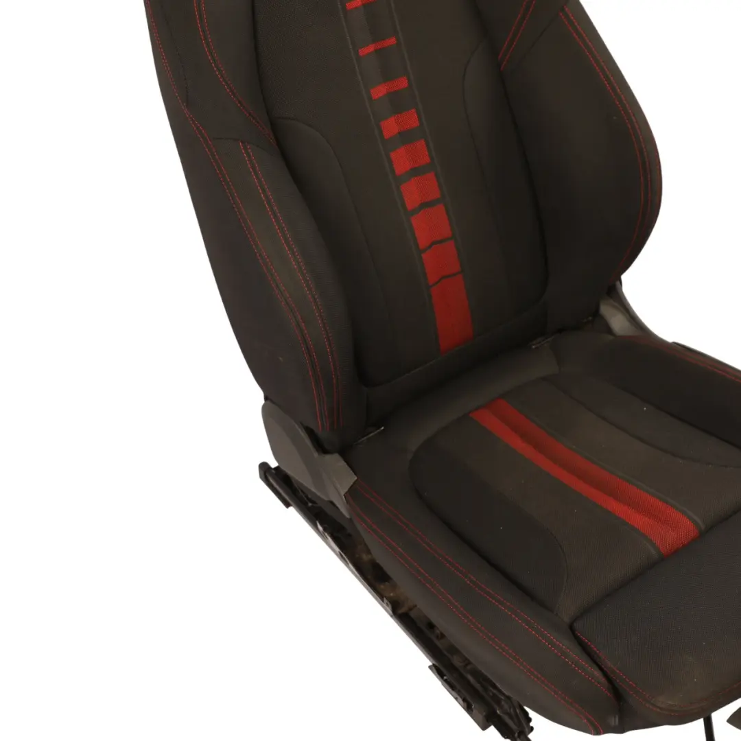 BMW F45 Sport Seat Front Left N/S Interior Cloth Fabric Race Anthracite Red - SKU 7374645-2 - Part number 7374645