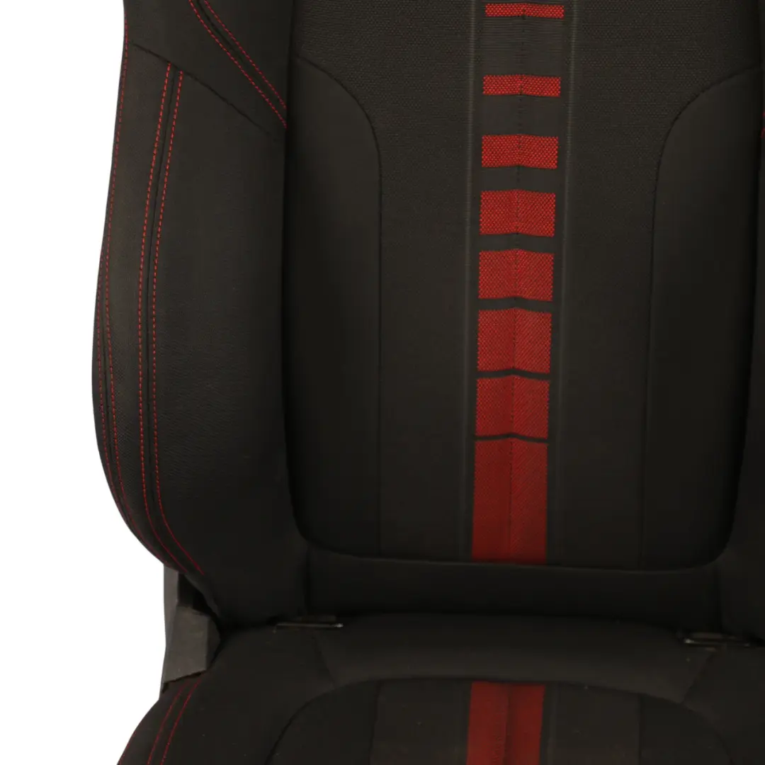 BMW F45 Sport Seat Front Left N/S Interior Cloth Fabric Race Anthracite Red - SKU 7374645-2 - Part number 7374645