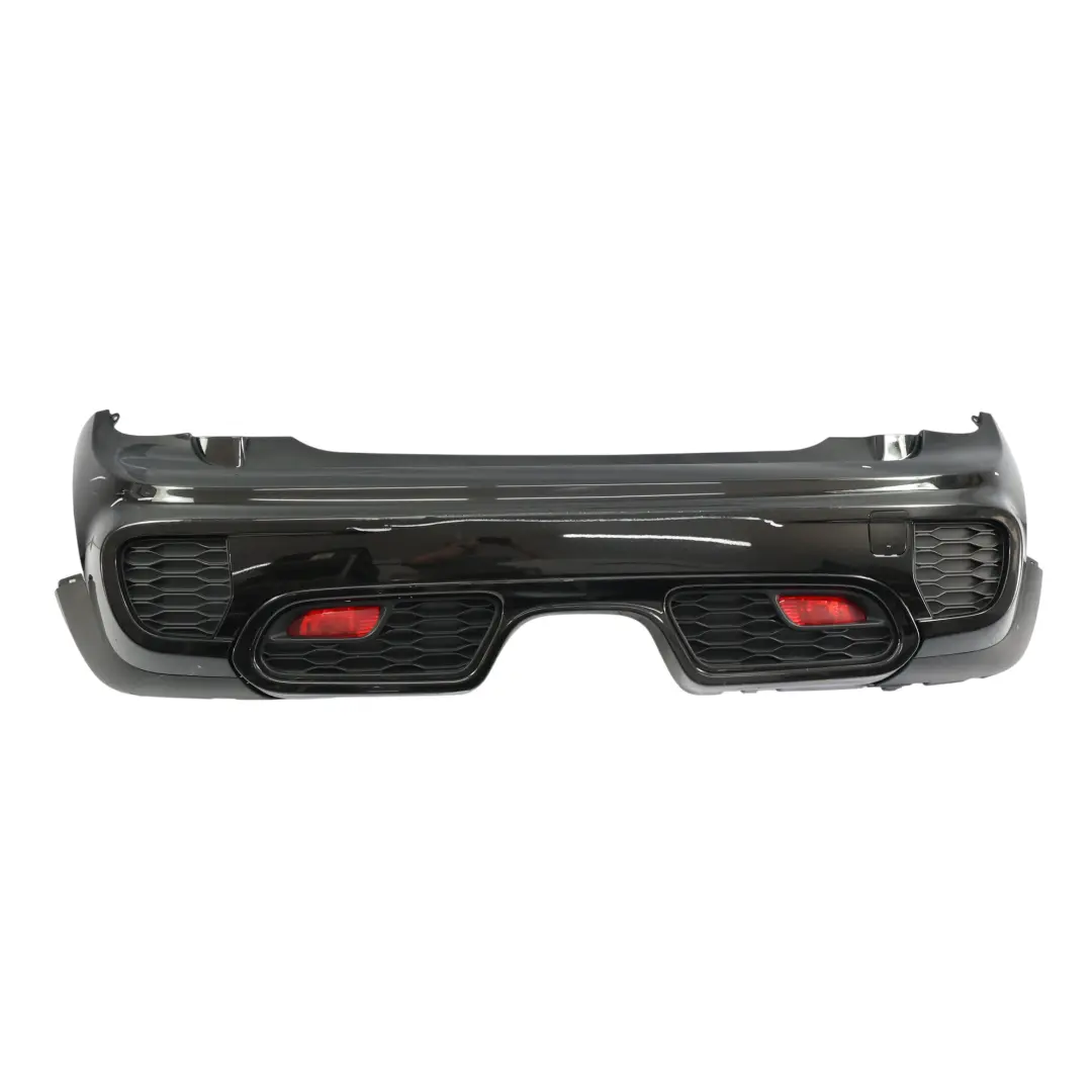 Paraurti posteriore JCW Coperchio pannello Midnight Black A94 per Mini F56 F57 con numero di parte 7382173 Mini F56 F57 Paraurti posteriore JCW Coperchio pannello Midnight Black A94 - SKU 7382173-MNB - Numero di parte 7382173