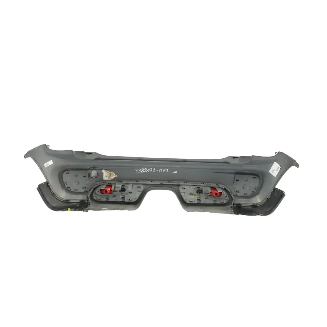 Paraurti posteriore JCW Coperchio pannello Midnight Black A94 per Mini F56 F57 con numero di parte 7382173 Mini F56 F57 Paraurti posteriore JCW Coperchio pannello Midnight Black A94 - SKU 7382173-MNB - Numero di parte 7382173