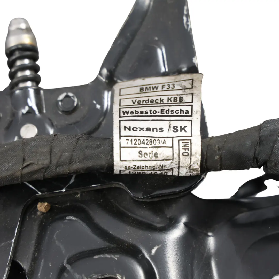 BMW F33 Convertible Folding Top Hinge Right O/S Roof Mechanism Hinge - SKU 7401032-4 - Part number 7401032