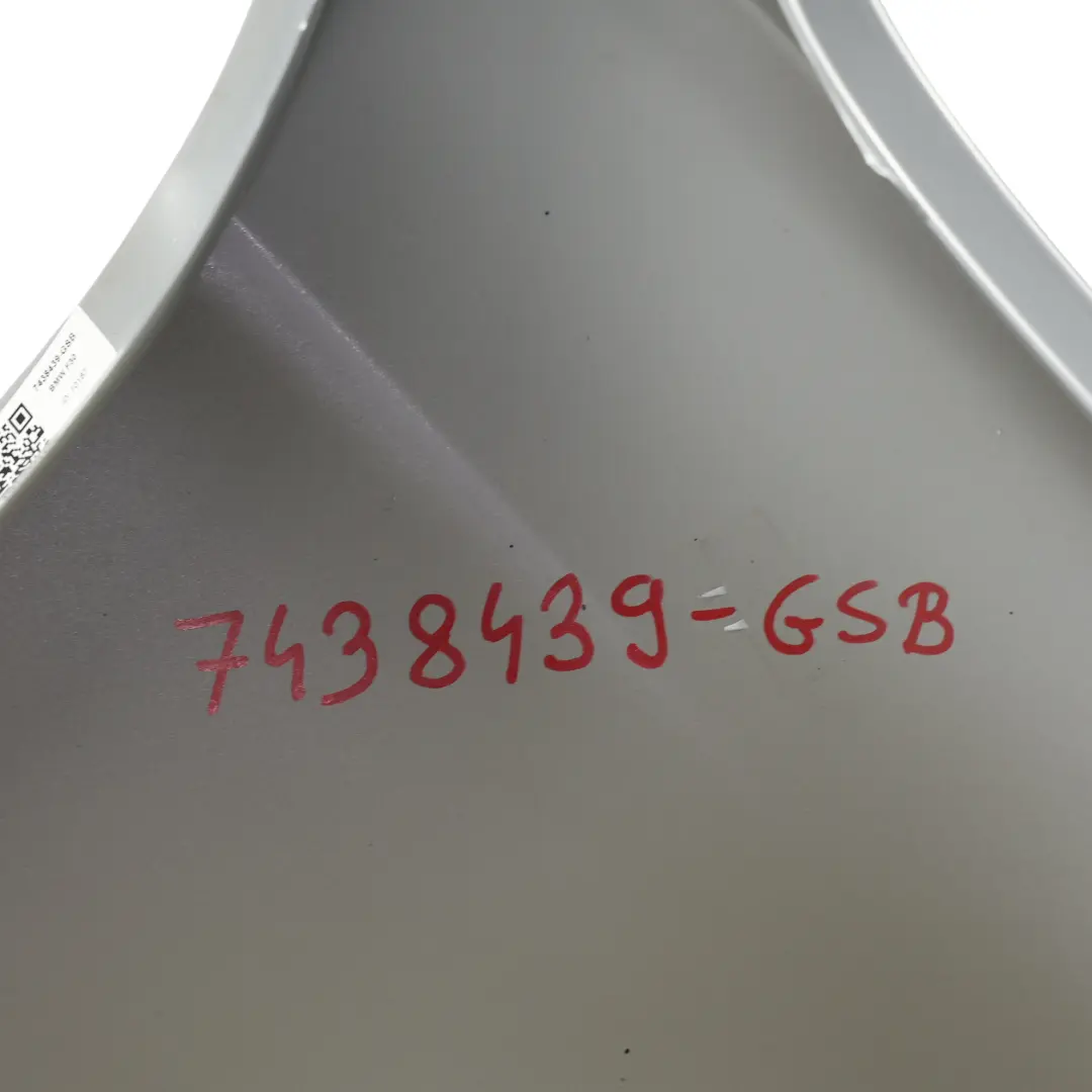 Seitenwand Kotflügel Vorne Links Gletscher Silber Metallic A83 für BMW F30 F31 mit Teilenummer 7438439 BMW F30 F31 Seitenwand Kotflügel Vorne Links Gletscher Silber Metallic A83 - SKU 7438439-GSB - Teilenummer 7438439