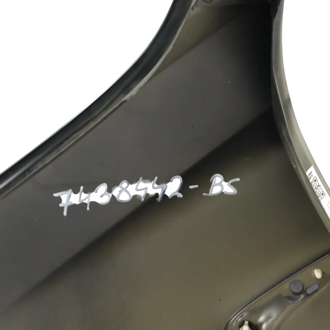 Front Right Wing Fender Side Panel O/S Black Sapphire Metallic - 475 to BMW F32 F33 with Part number 7438442 BMW F32 F33 Front Right Wing Fender Side Panel O/S Black Sapphire Metallic - 475 - SKU 7438442-BS - Part number 7438442