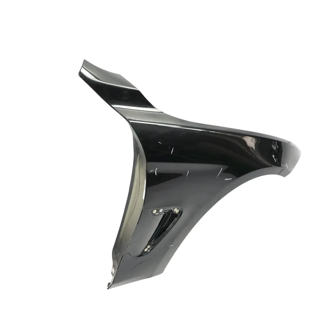 BMW F32 F33 Kotflügel vorne rechts Seitenteil Black Sapphire Metallic - 475 - SKU 7438442-BS - Teilenummer 7438442