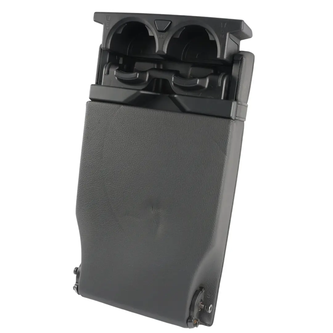 Centre Cup Holder Armrest Leather Black to BMW G30 Rear with Part number 7443115 BMW G30 Rear Centre Cup Holder Armrest Leather Black - SKU 7443115-1 - Part number 7443115