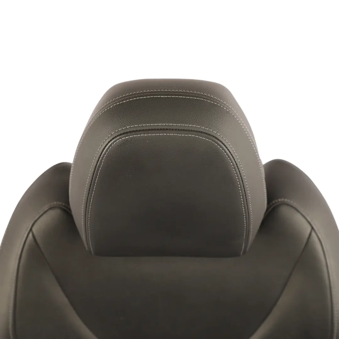 BMW X3 G01 Front Seat Sport Heated Right O/S Leather Vernasca Black Gray Threads - SKU 7472486 - Part number 7472486