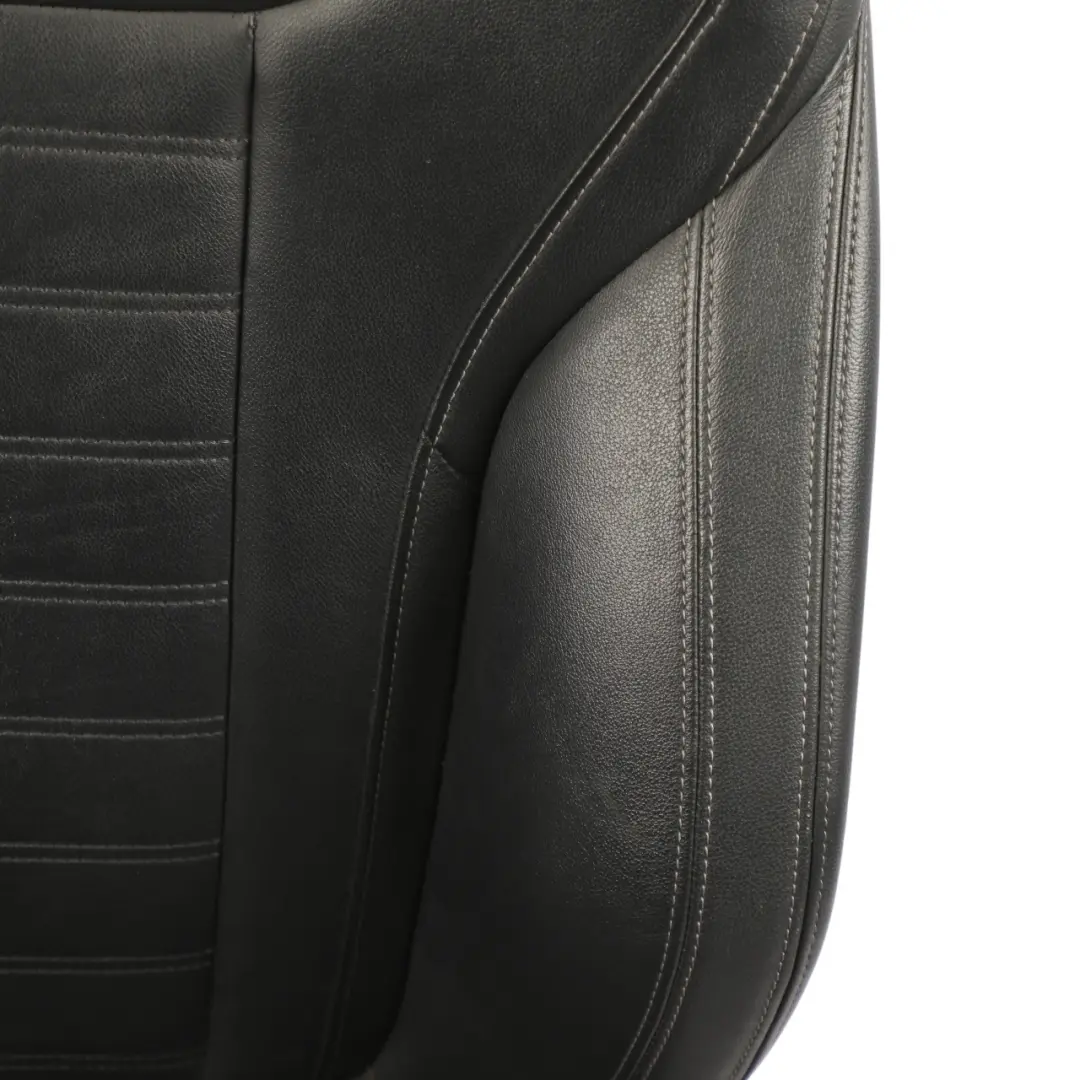 Front Seat Sport Heated Right O/S Leather Vernasca Black Gray Threads to BMW X3 G01 with Part number 7472486 BMW X3 G01 Front Seat Sport Heated Right O/S Leather Vernasca Black Gray Threads - SKU 7472486 - Part number 7472486