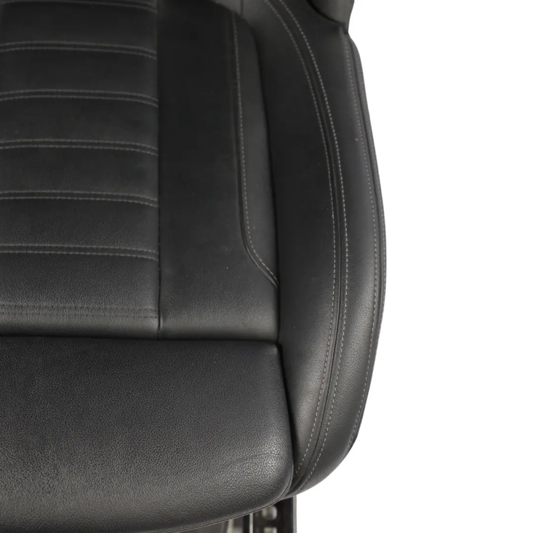 Front Seat Sport Heated Right O/S Leather Vernasca Black Gray Threads to BMW X3 G01 with Part number 7472486 BMW X3 G01 Front Seat Sport Heated Right O/S Leather Vernasca Black Gray Threads - SKU 7472486 - Part number 7472486