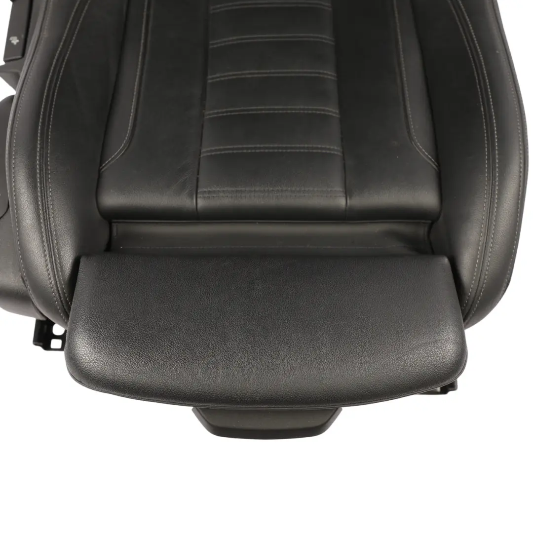 BMW X3 G01 Front Seat Sport Heated Right O/S Leather Vernasca Black Gray Threads - SKU 7472486 - Part number 7472486