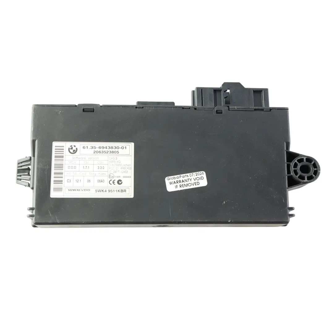 BMW E87 E90 E91 120i 320i N46 150HP ECU Kit DME CAS3 Schlüssel Handbuch - SKU 7565300-19 - Teilenummer 7565300