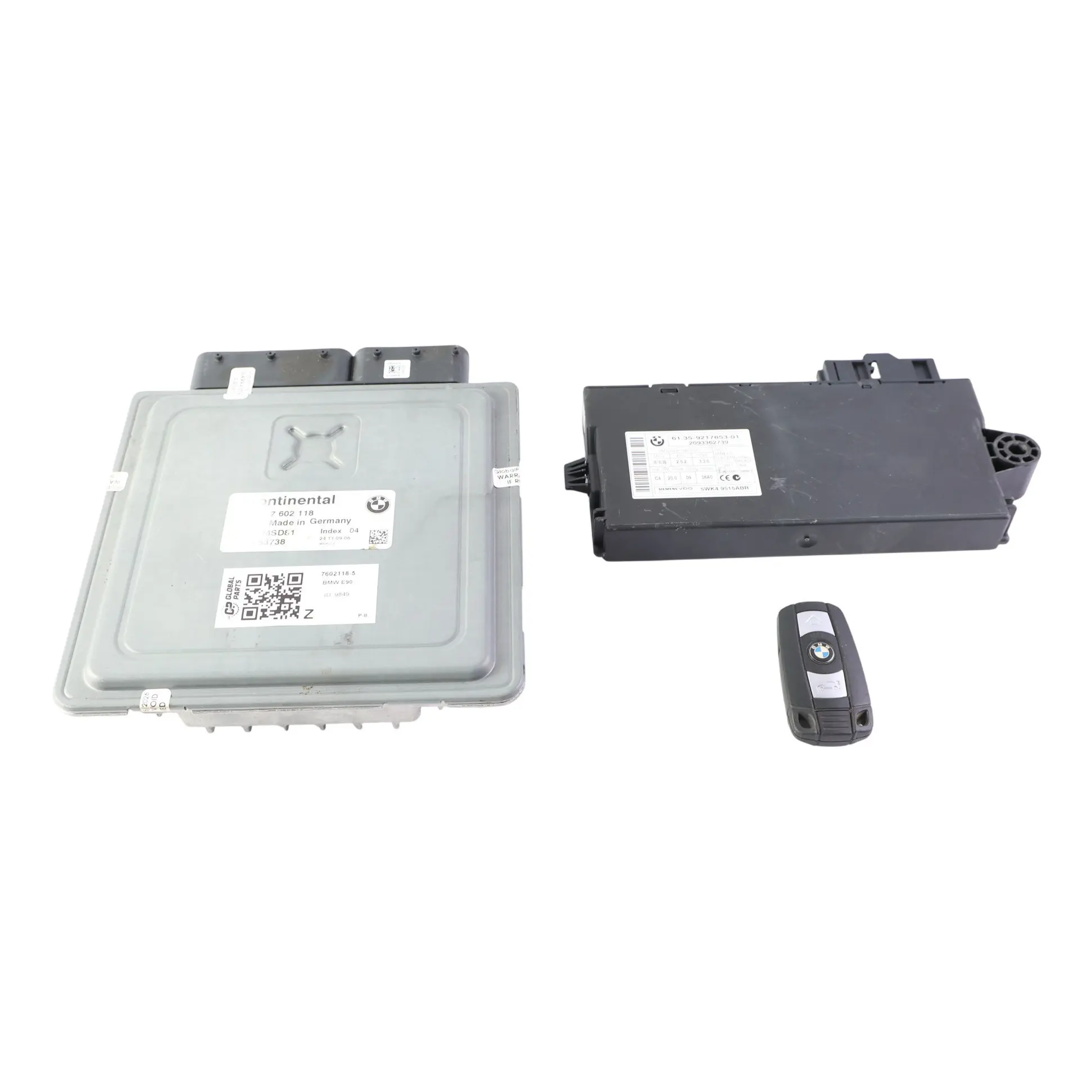BMW E60 E90 E91 325i 525i N53 Kit ECU DME CAS3 Clé Manuel 218HP 7602118