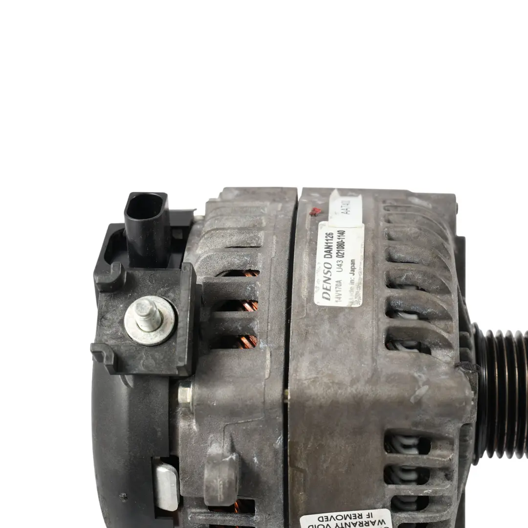 N20 Alternatore Generatore 14V 170A Diesel Denso DAN1126 per BMW F10 F30 con numero di parte 7605061 BMW F10 F30 N20 Alternatore Generatore 14V 170A Diesel Denso DAN1126 - SKU 7605061-2 - Numero di parte 7605061