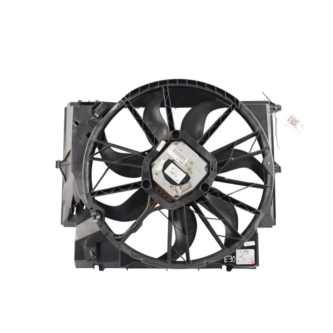 Cooling Radiator Fan to BMW E87 E90 E91 E92 Diesel Engine with Part number 7801647 BMW E87 E90 E91 E92 Diesel Engine Cooling Radiator Fan - SKU 7801647-6 - Part number 7801647