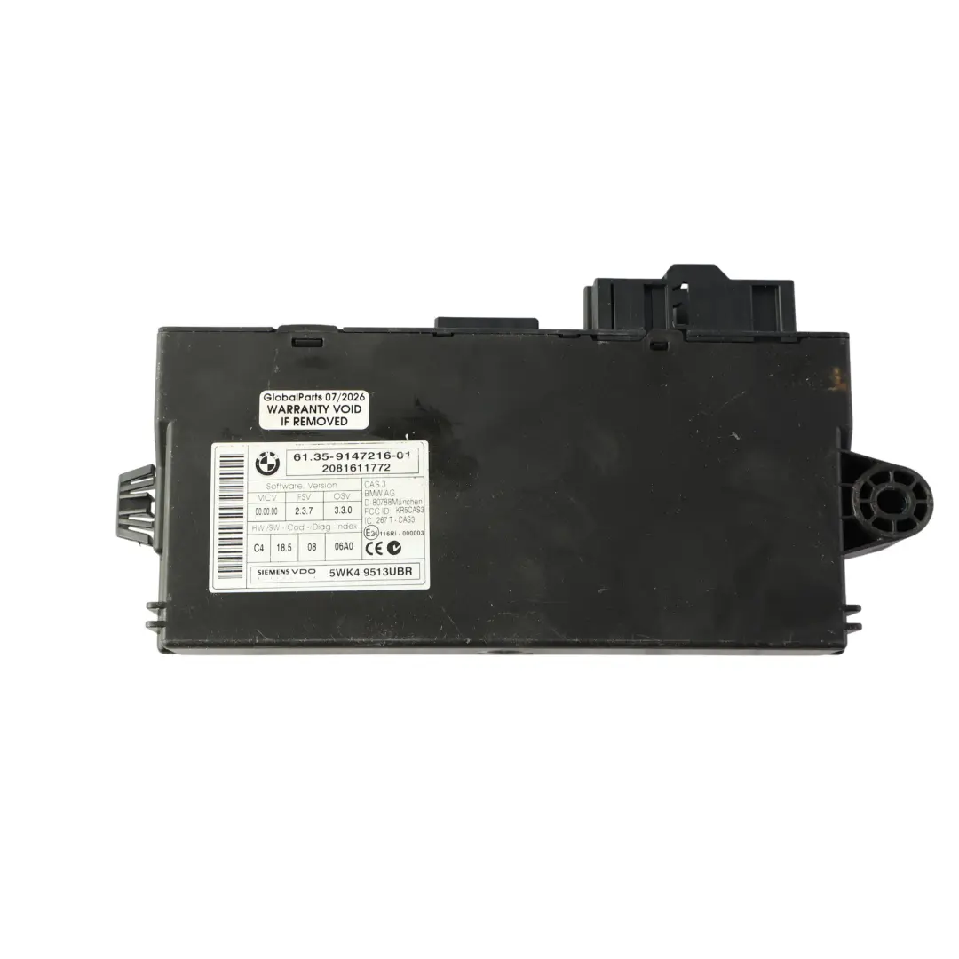N47 177HP Kit ECU DDE CAS3 Manuale per BMW E60 E61 LCI E90 320d 520d con numero di parte 7811700 BMW E60 E61 LCI E90 320d 520d N47 177HP Kit ECU DDE CAS3 Manuale - SKU 7811700-12 - Numero di parte 7811700