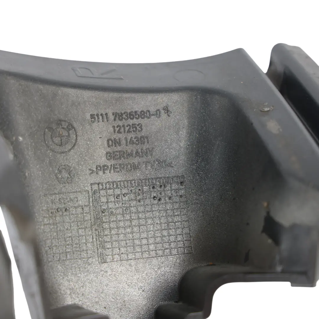 BMW E87 Supporto Fendinebbia Paraurti Anteriore Destro - SKU 7836580 - Numero di parte 7836580