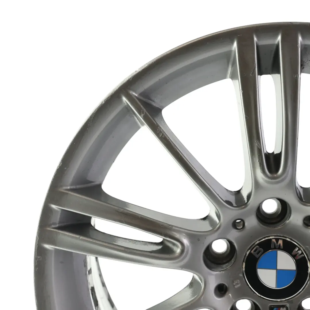 BMW E90 E91 Gris Férrico Llanta Aleación Delantera 18" ET:34 8J M Spider Spoke - SKU 7843839-3 - Número de pieza 7843839