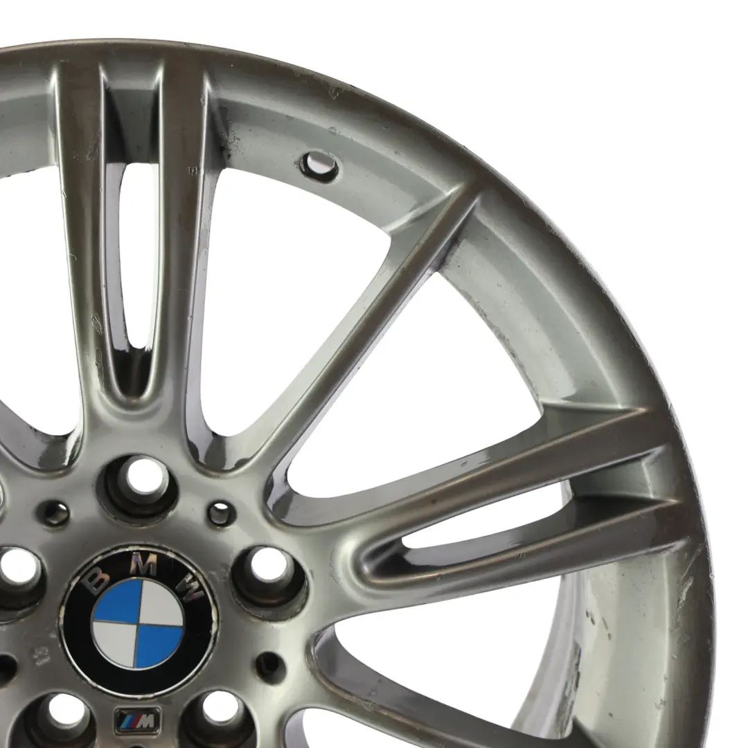 BMW E90 E91 Gris Férrico Llanta Aleación Delantera 18" ET:34 8J M Spider Spoke - SKU 7843839-3 - Número de pieza 7843839
