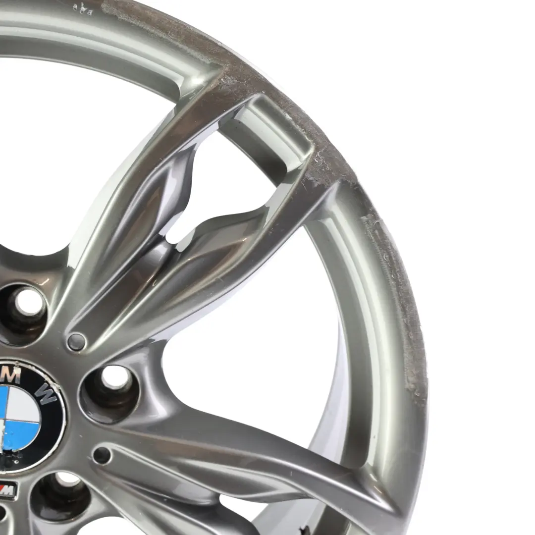 Jante avant en alliage gris ferrique 18" M Double Spoke 436 7,5J pour BMW F20 à propos du numéro de pièce 7845870 BMW F20 Jante avant en alliage gris ferrique 18" M Double Spoke 436 7,5J - SKU 7845870-4 - Numéro de pièce 7845870