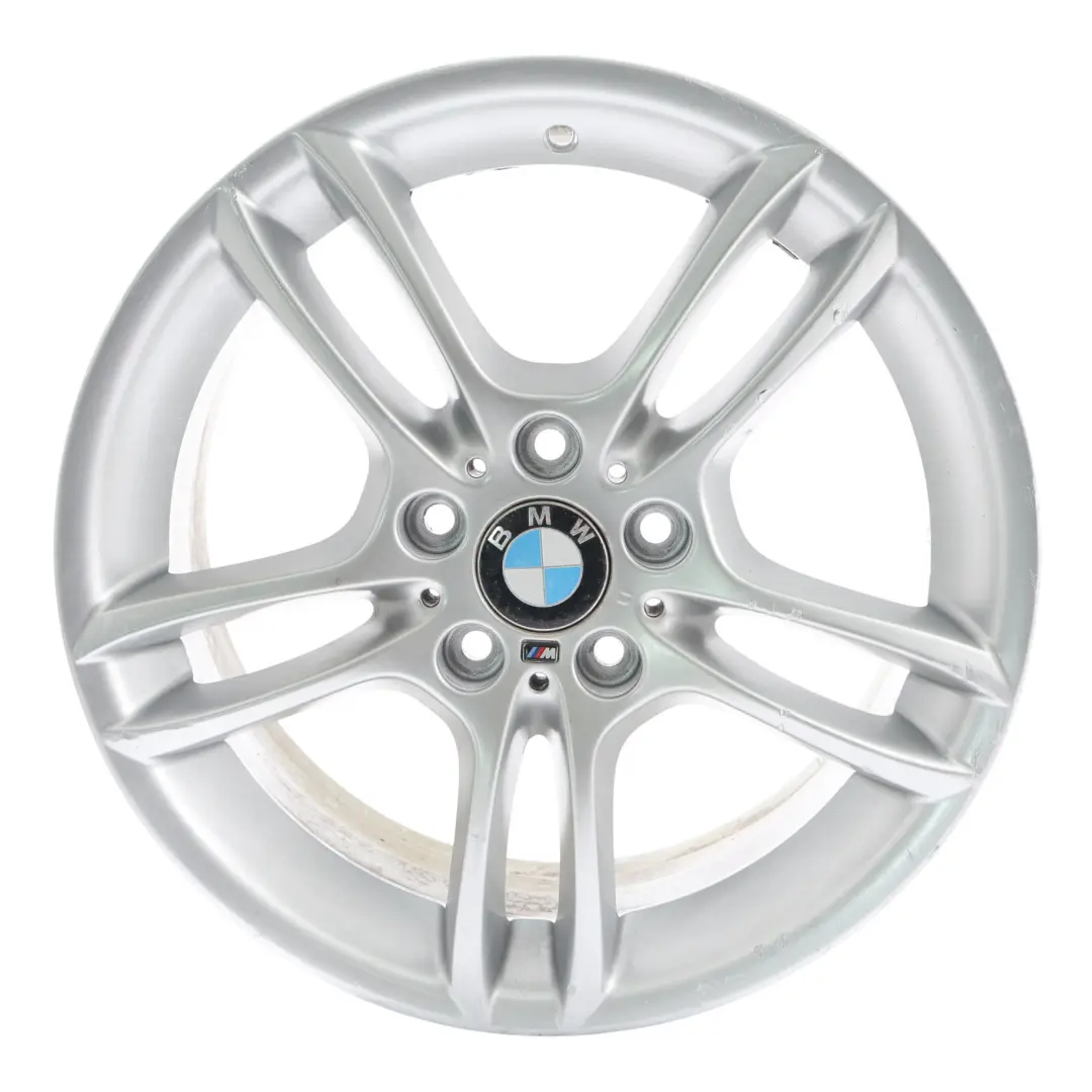 BMW E81 E87 Silver Front Alloy Wheel Rim 18" 7,5J M Double Spoke 261 - SKU 7891050-2 - Part number 7891050