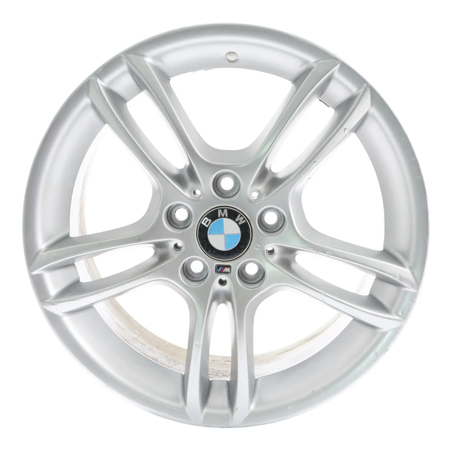 BMW E81 E87 Silver Front Alloy Wheel Rim 18" 7,5J M Double Spoke 261 7891050