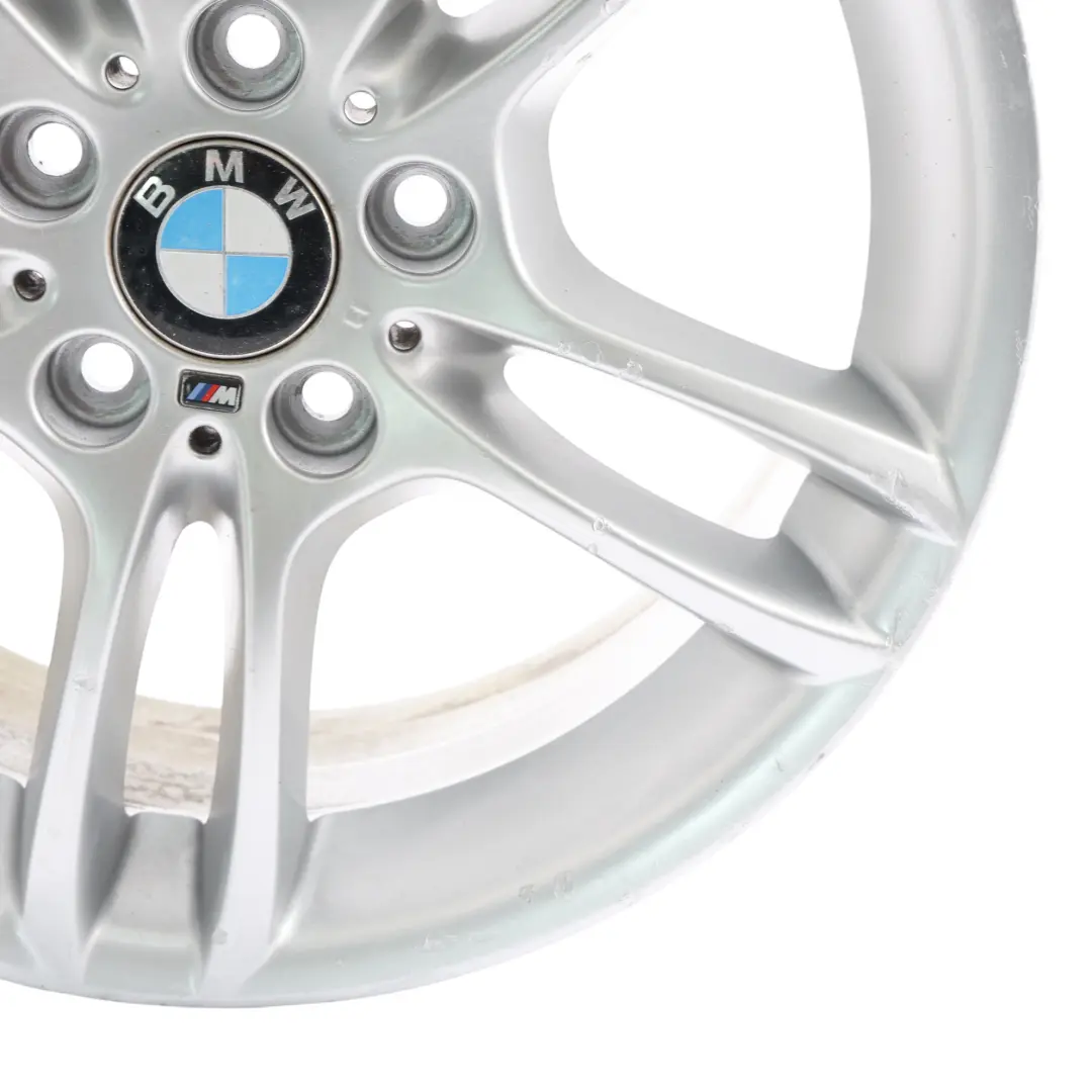 Front Alloy Wheel Rim 18" 7,5J M Double Spoke 261 to BMW E81 E87 Silver with Part number 7891050 BMW E81 E87 Silver Front Alloy Wheel Rim 18" 7,5J M Double Spoke 261 - SKU 7891050-2 - Part number 7891050