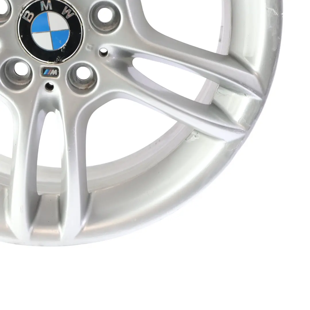 BMW E81 E87 Front Wheel Rim Alloy Silver 18" 7,5J M Double Spoke 261 - SKU 7891050-5 - Part number 7891050