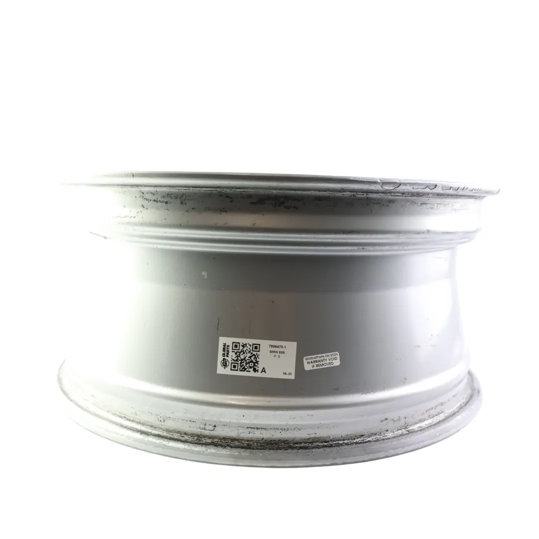 BMW E46 Z4 E85 llanta Aleación Delantera Plata 18 "8J ET:47 M Doble Radio 135 - SKU 7896470-1 - Número de pieza 7896470