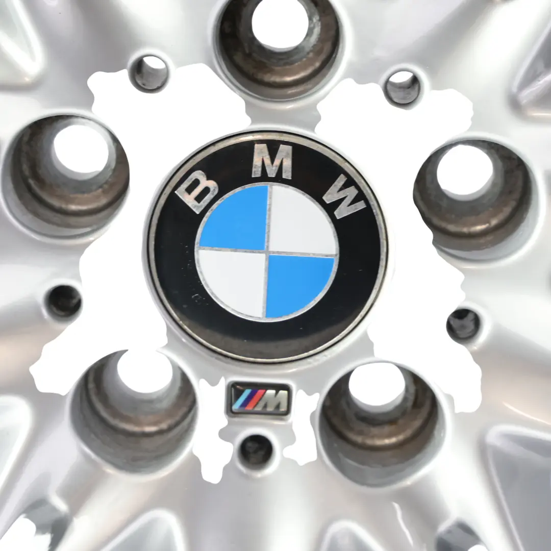 BMW E46 Z4 E85 Argent Jante En Alliage Arrière 18" 8,5J ET:50 M Double Spoke 135 - SKU 7896490-2 - Numéro de pièce 7896490
