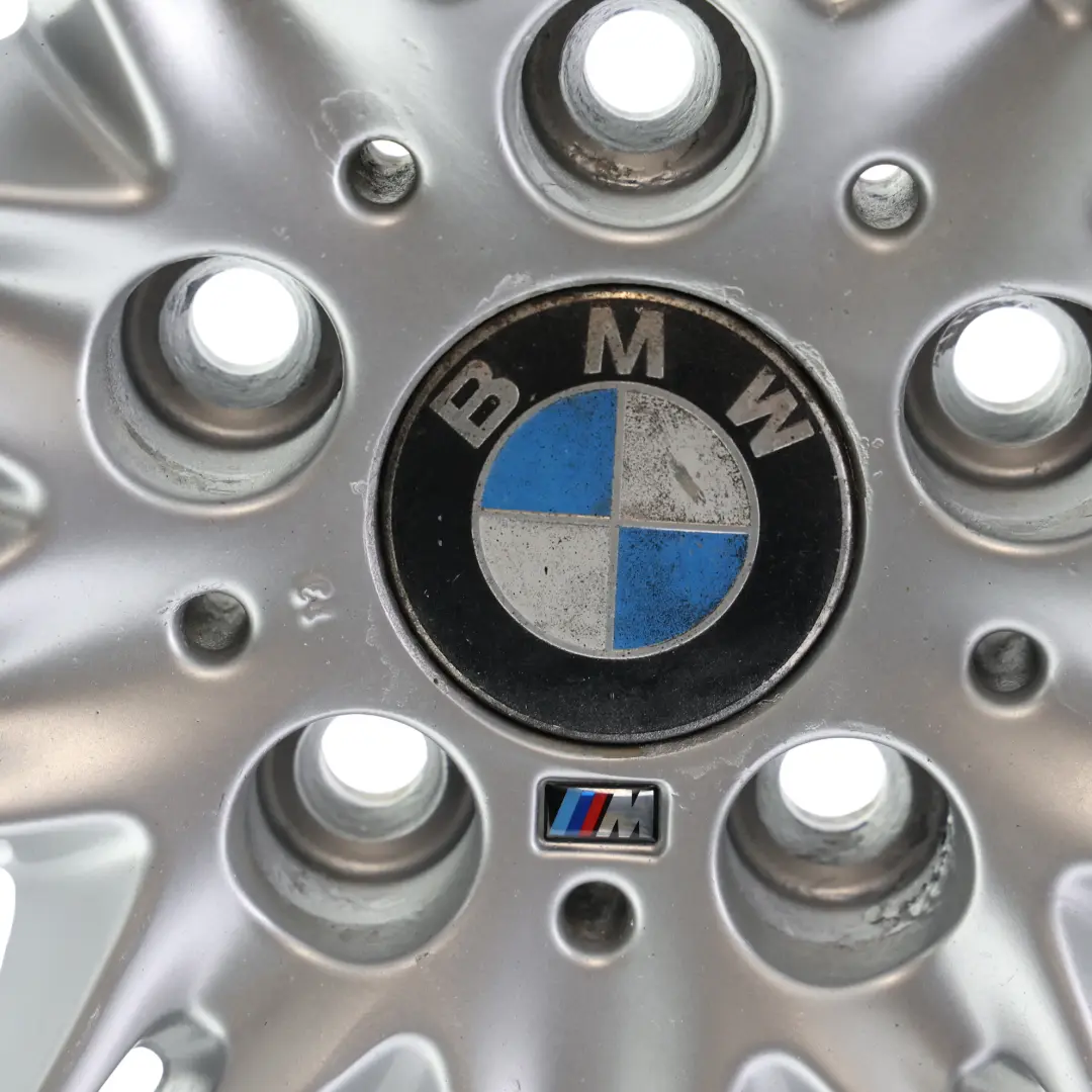 BMW E46 Z4 E85 Silver Rear Alloy Wheel Rim 18" 8,5J ET:50 M Double Spoke 135 - SKU 7896490-3 - Part number 7896490