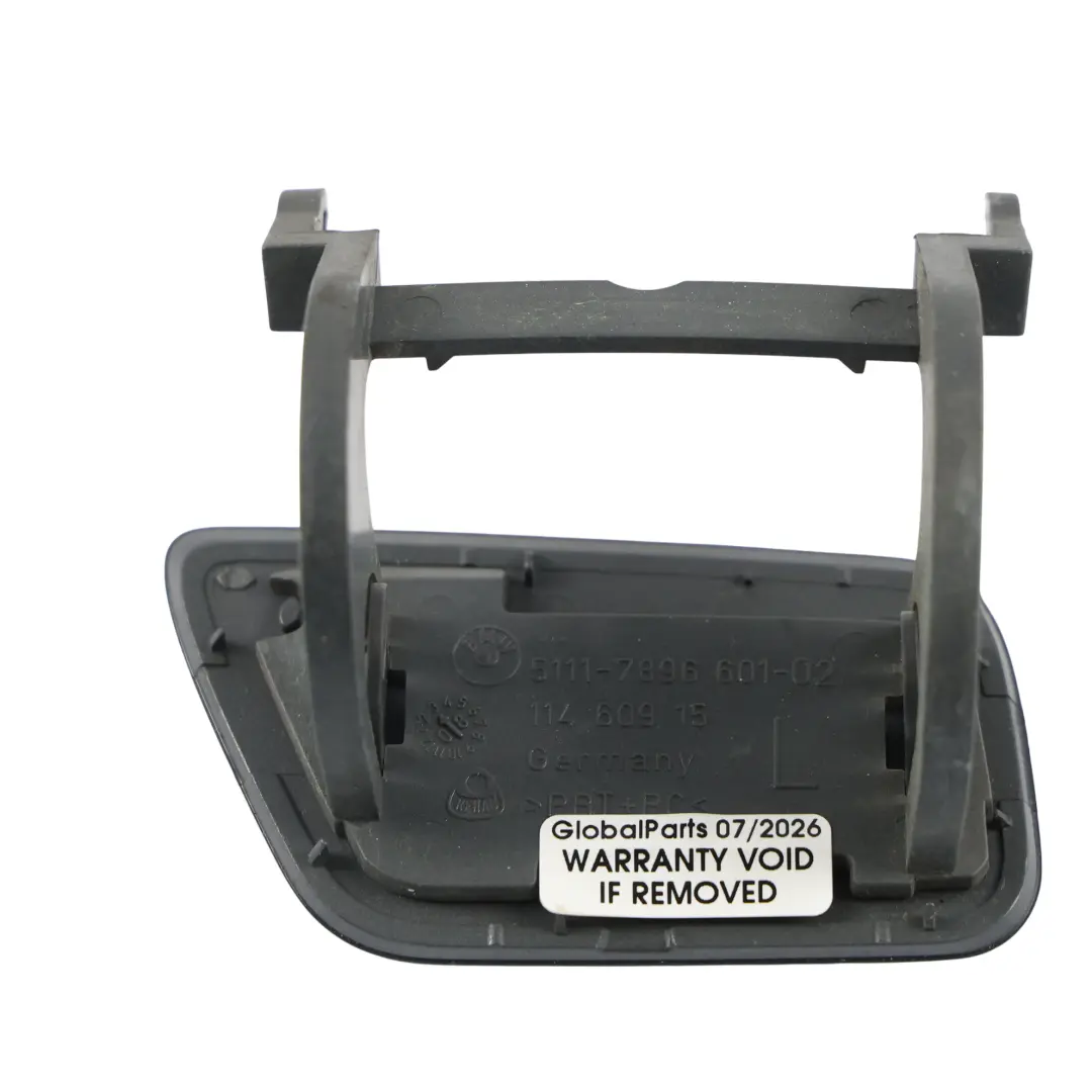 BMW E60 E61 Cache Lave-Phare Pare-Chocs Avant Gauche Gris Platine A71 - SKU 7896601-PTG - Numéro de pièce 7896601